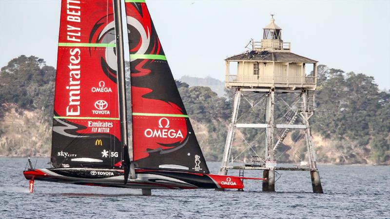 Te Aihe - AC75 - Emirates Team New Zealand - July 13, 2020 - Waitemata Harbour, Auckland, New Zealand - photo © Richard Gladwell / Sail-World.com