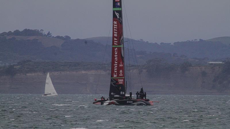 Te Aihe - AC75 - Emirates Team New Zealand - July 15, 2020 - Waitemata Harbour, Auckland, New Zealand - photo © Richard Gladwell / Sail-World.com