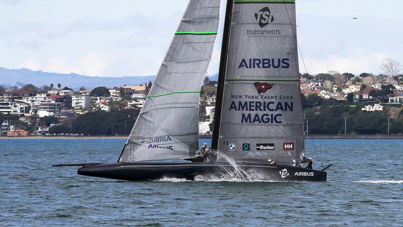 American Magic - Waitemata Harbour - Auckland - America's Cup 36 - July 27, 2020 photo copyright Richard Gladwell / Sail-World.com taken at New York Yacht Club and featuring the AC75 class