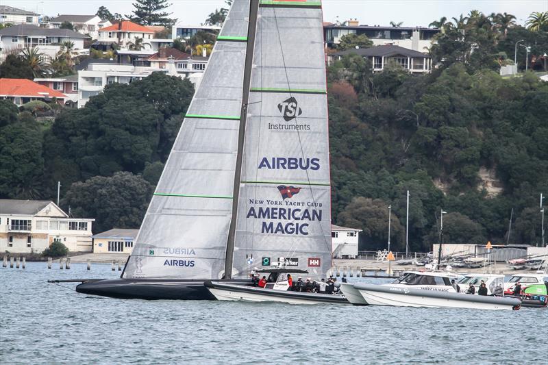 American Magic - Waitemata Harbour - Auckland - America's Cup 36 - July 27, 2020 - photo © Richard Gladwell / Sail-World.com