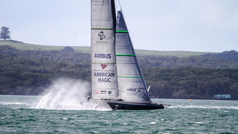 American Magic - Waitemata Habour - Auckland - America's Cup 36 - July 28, 2020 - photo © Richard Gladwell