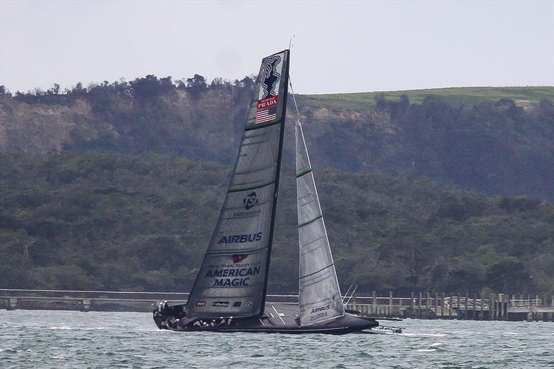 American Magic - Waitemata Harbour - Auckland - America's Cup 36 - July 30, 2020 - photo © Richard Gladwell / Sail-World.com