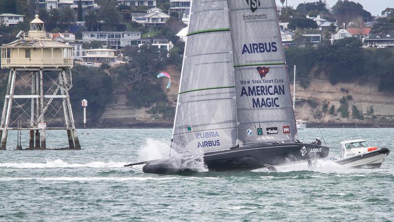 American Magic - Waitemata Harbour - Auckland - America's Cup 36 - July 30, 2020 - photo © Richard Gladwell / Sail-World.com