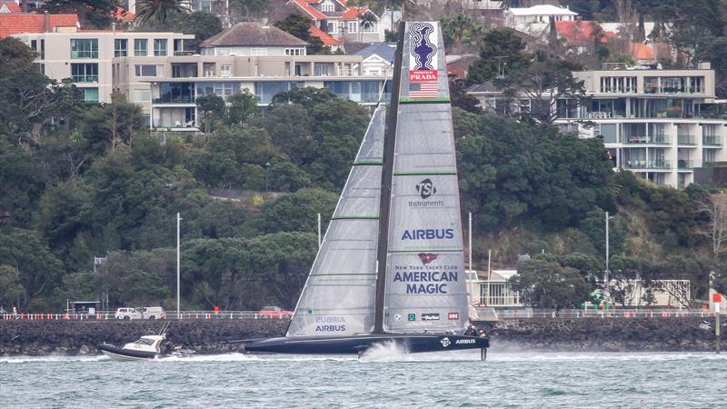 American Magic - Waitemata Harbour - Auckland - America's Cup 36 - July 30, 2020 photo copyright Richard Gladwell / Sail-World.com taken at Royal New Zealand Yacht Squadron and featuring the AC75 class