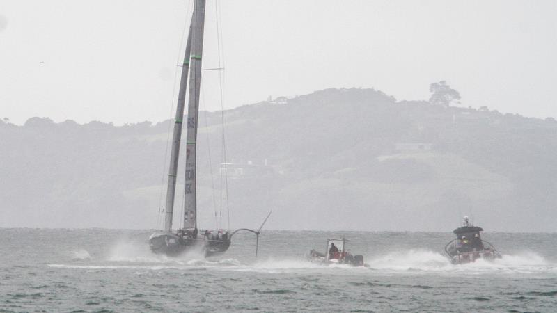 American Magic - Waitemata Harbour - Auckland - America's Cup 36 - August 3, 2020 photo copyright Richard Gladwell / Sail-World.com taken at New York Yacht Club and featuring the AC75 class