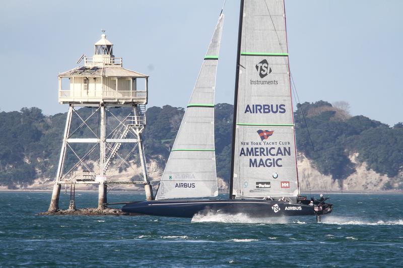 American Magic - Waitemata Harbour - Auckland - America's Cup 36 - August 3, 2020 - photo © Richard Gladwell / Sail-World.com