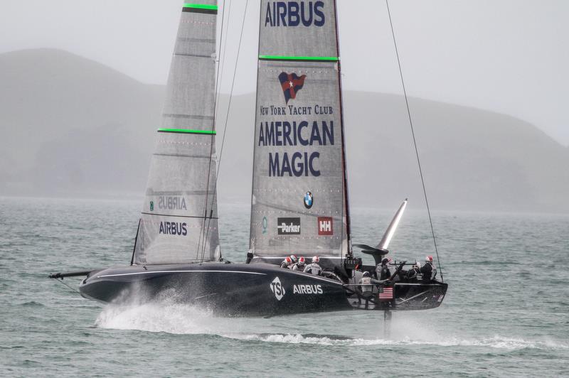 American Magic - Waitemata Harbour - Auckland - America's Cup 36 - August 3, 2020 photo copyright Richard Gladwell / Sail-World.com taken at New York Yacht Club and featuring the AC75 class