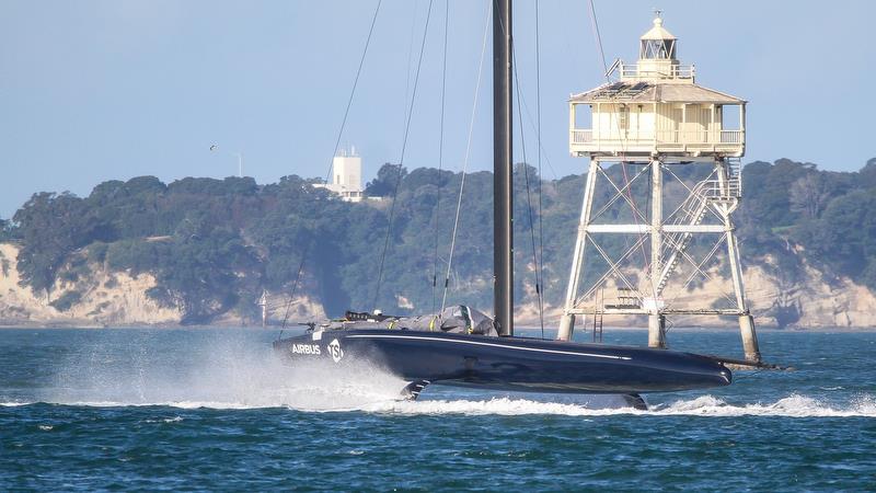 American Magic - Waitemata Harbour - Auckland - America's Cup 36 - August 3, 2020 photo copyright Richard Gladwell / Sail-World.com taken at Royal New Zealand Yacht Squadron and featuring the AC75 class