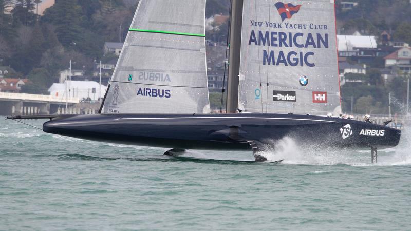 American Magic - Waitemata Harbour - Auckland - August 3, 2020 - America's Cup 36  photo copyright Richard Gladwell / Sail-World.com taken at New York Yacht Club and featuring the AC75 class