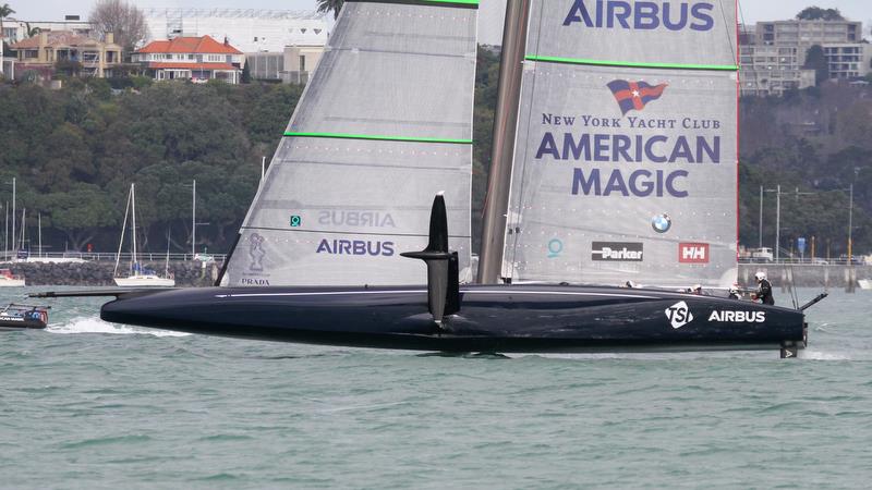 American Magic - Waitemata Harbour - Auckland - August 3, 2020 - America's Cup 36  photo copyright Richard Gladwell / Sail-World.com taken at New York Yacht Club and featuring the AC75 class