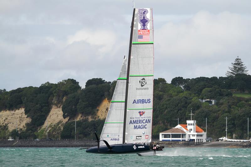 American Magic - Waitemata Harbour - Auckland - August 3, 2020 - America's Cup 36  photo copyright Richard Gladwell / Sail-World.com taken at New York Yacht Club and featuring the AC75 class