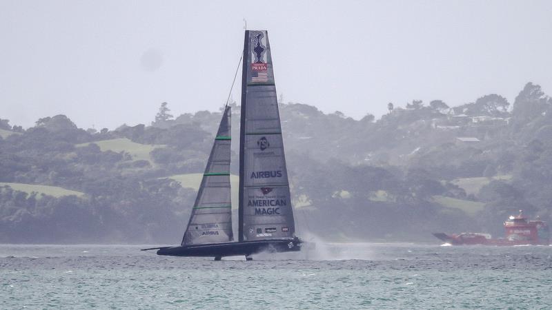 American Magic - Tamaki Strait - Auckland - August 7, 2020 - 36th America's Cup photo copyright Richard Gladwell / Sail-World.com taken at New York Yacht Club and featuring the AC75 class