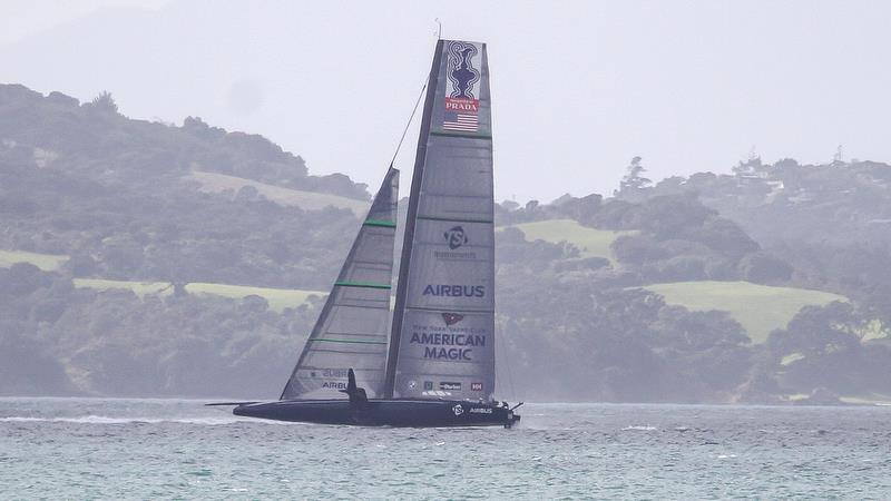 American Magic - Tamaki Strait - Auckland - August 7, 2020 - 36th America's Cup photo copyright Richard Gladwell / Sail-World.com taken at New York Yacht Club and featuring the AC75 class