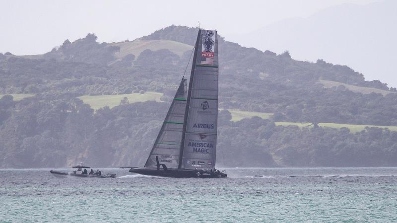 American Magic - Tamaki Strait - Auckland - August 7, 2020 - 36th America's Cup photo copyright Richard Gladwell / Sail-World.com taken at New York Yacht Club and featuring the AC75 class