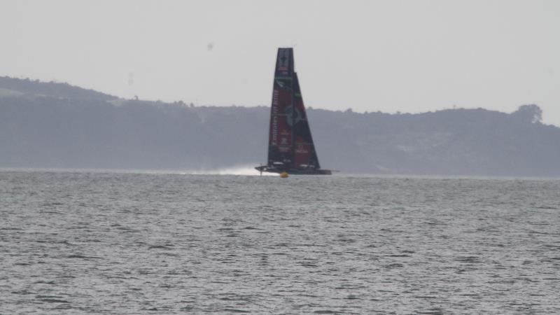 Te Aihe - Study shot - AC75 practice Hauraki Gulf - August 13, 2020 - 36th America's Cup - photo © Richard Gladwell / Sail-World.com