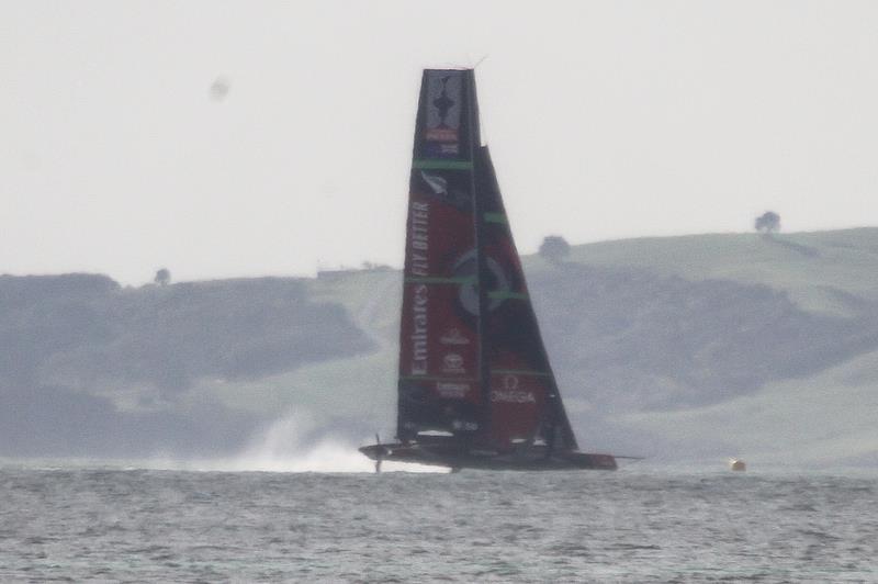 Te Aihe - Study shot - AC75 practice Hauraki Gulf - August 13, 2020 - 36th America's Cup photo copyright Richard Gladwell / Sail-World.com taken at Royal New Zealand Yacht Squadron and featuring the AC75 class