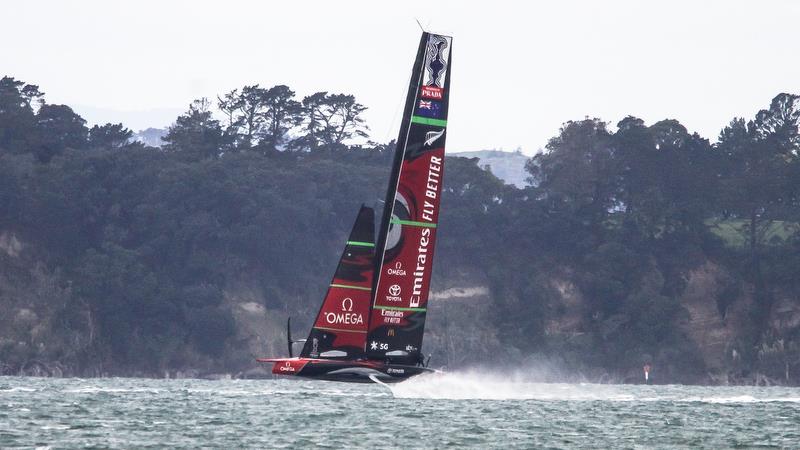 Te Aihe - AC75 - Emirates Team New Zealand - August 14, 2020 , Waitemata Harbour, Auckland, New Zealand - photo © Richard Gladwell / Sail-World.com