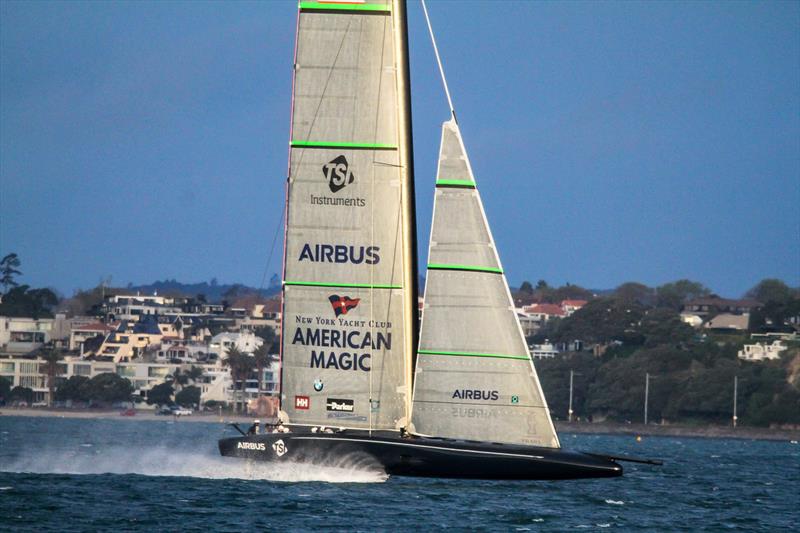 American Magic - Defiant - Auckland - August 17, 2020 - Waitemata Harbour - 36th America's Cup - photo © Richard Gladwell / Sail-World.com