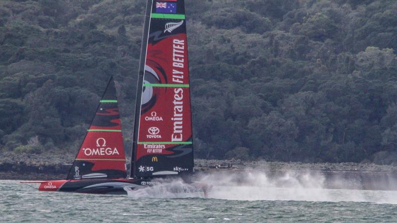 Emirates Team New Zealand - Te Aihe - Auckland - August 17, 2020 - Waitemata Harbour - 36th America's Cup - photo © Richard Gladwell / Sail-World.com