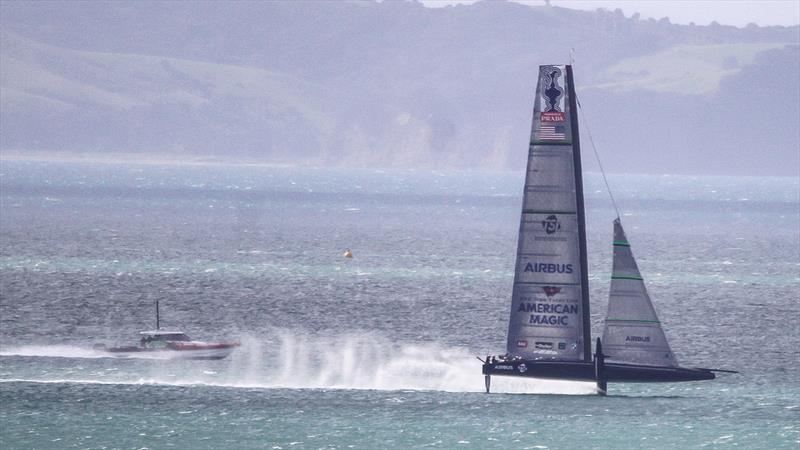 American Magic - Waitemata Harbour - August 26, 2020 - 36th America's Cup photo copyright Richard Gladwell / Sail-World.com taken at New York Yacht Club and featuring the AC75 class