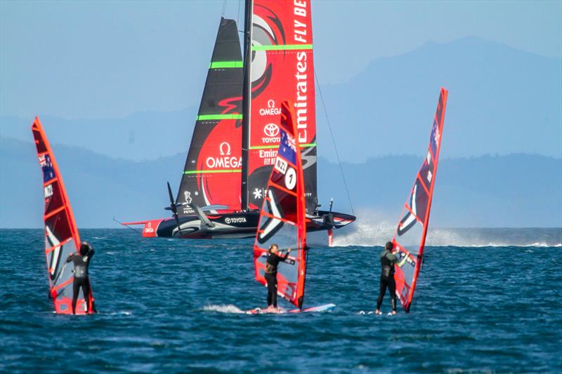 Emirates Team New Zealand - Waitemata Harbour - August 28, 2020 - 36th America's Cup - photo © Richard Gladwell / Sail-World.com