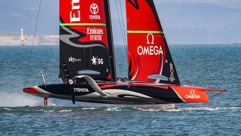 Te Aihe - AC75 - Emirates Team New Zealand - Waitemata Harbour - August 28, - 36th America's Cup - photo © Richard Gladwell / Sail-World.com