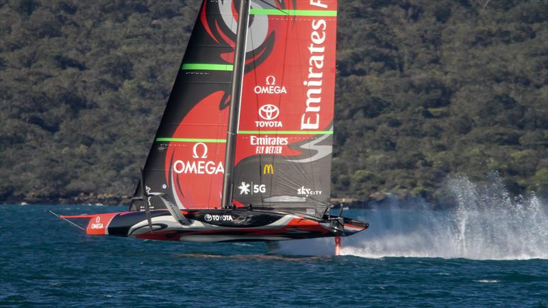 Emirates Team New Zealand - Waitemata Harbour - September 12, 2020 - 36th America's Cup photo copyright Richard Gladwell / Sail-World.com taken at Royal New Zealand Yacht Squadron and featuring the AC75 class