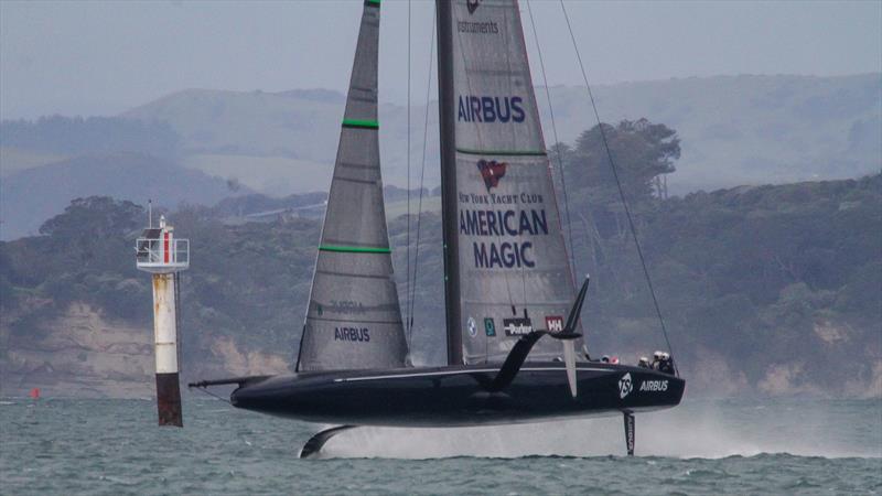 Defiant - American Magic - Waitemata Harbour - September 14, 2020 - 36th America's Cup photo copyright Richard Gladwell / Sail-World.com taken at New York Yacht Club and featuring the AC75 class