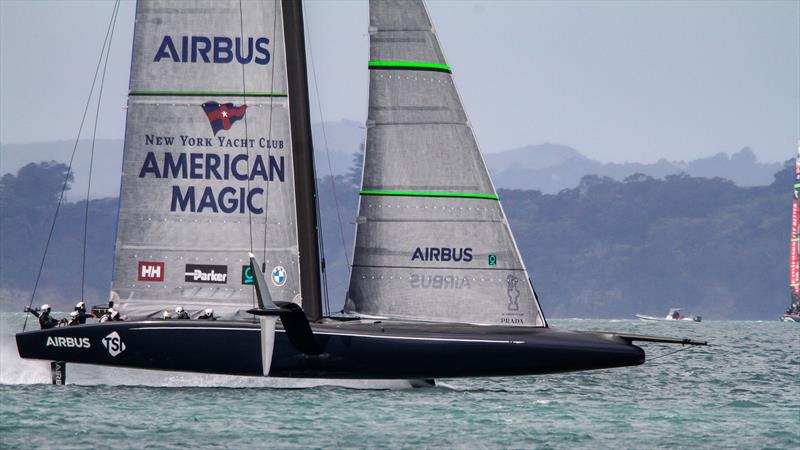 Defiant - American Magic - Waitemata Harbour - September 14, 2020 - 36th America's Cup photo copyright Richard Gladwell / Sail-World.com taken at New York Yacht Club and featuring the AC75 class