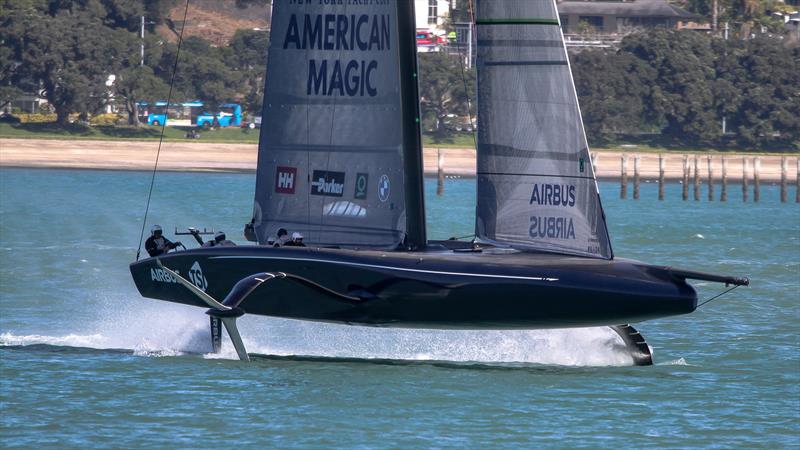 American Magic - Waitemata Harbour - September 21,2020 - 36th America's Cup photo copyright Richard Gladwell / Sail-World.com taken at Royal New Zealand Yacht Squadron and featuring the AC75 class