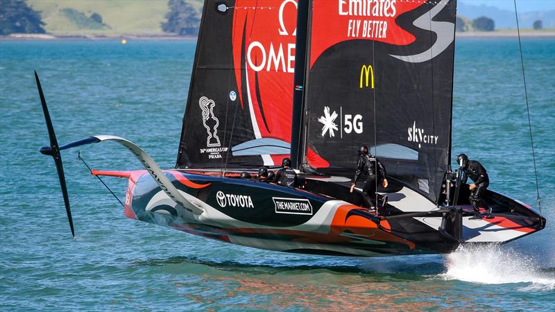 Emirates Team New Zealand - Waitemata Harbour - September 21, 2020 - 36th America's Cup photo copyright Richard Gladwell / Sail-World.com taken at Royal New Zealand Yacht Squadron and featuring the AC75 class