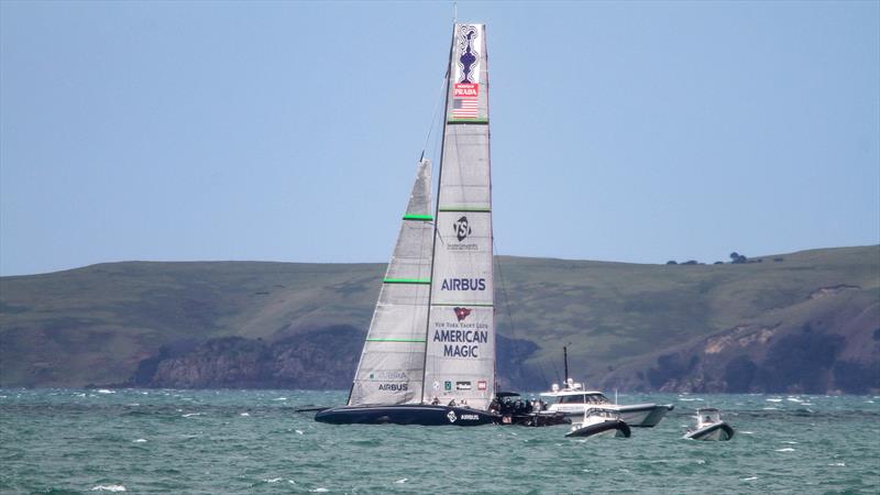 Defiant - AC75 - American Magic - Waitemata Harbour - September 22, 2020 - 36th America's Cup - photo © Richard Gladwell / Sail-World.com