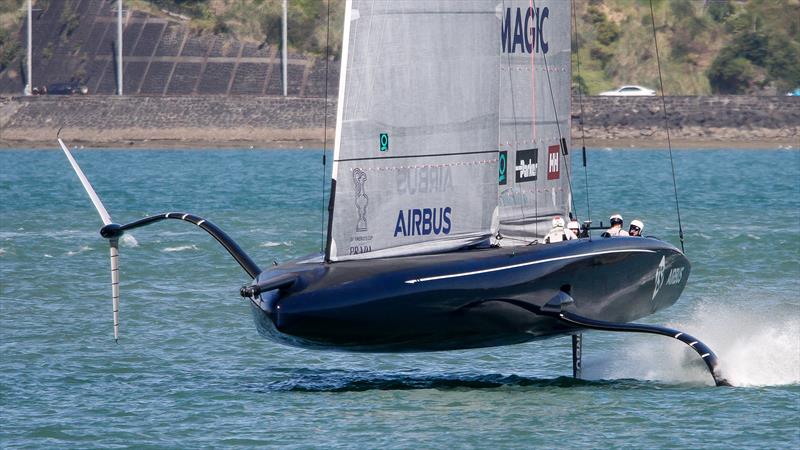 Defiant - AC75 - American Magic - September 21, 2020 - 36th America's Cup photo copyright Richard Gladwell / Sail-World.com taken at Royal New Zealand Yacht Squadron and featuring the AC75 class