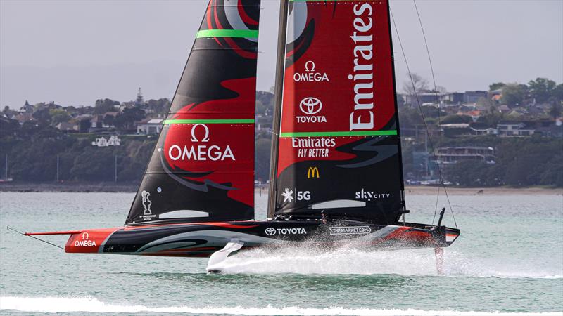 Emirates Team New Zealand - Waitemata Harbour - September 30, 2020 - 36th America's Cup photo copyright Richard Gladwell / Sail-World.com taken at Royal New Zealand Yacht Squadron and featuring the AC75 class