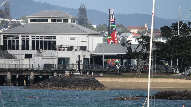 Emirates Team New Zealand - Waitemata Harbour - September 30, 2020 - 36th America's Cup photo copyright Richard Gladwell / Sail-World.com taken at Royal New Zealand Yacht Squadron and featuring the AC75 class