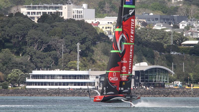 Emirates Team New Zealand - Waitemata Harbour - September 30, 2020 - 36th America's Cup photo copyright Richard Gladwell / Sail-World.com taken at Royal New Zealand Yacht Squadron and featuring the AC75 class