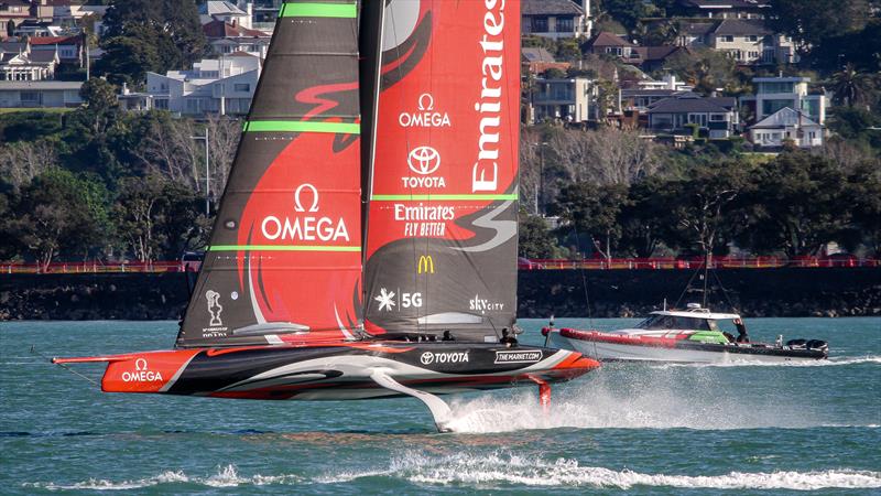 Emirates Team New Zealand - Waitemata Harbour - October 3, 2020 -  36th America's Cup - photo © Richard Gladwell / Sail-World.com