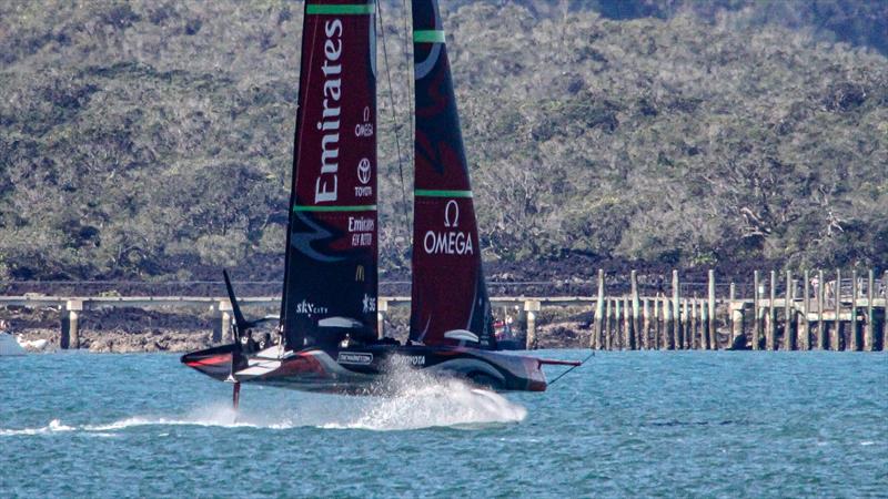 Emirates Team New Zealand - Waitemata Harbour - October 3, 2020 -  36th America's Cup photo copyright Richard Gladwell / Sail-World.com taken at Royal New Zealand Yacht Squadron and featuring the AC75 class