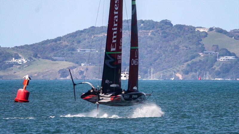 Emirates Team New Zealand - Waitemata Harbour - October 3, 2020 -  36th America's Cup photo copyright Richard Gladwell / Sail-World.com taken at Royal New Zealand Yacht Squadron and featuring the AC75 class