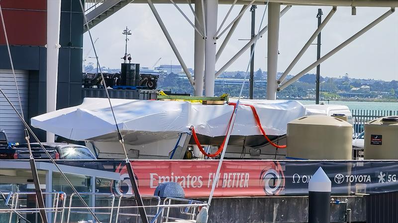 Emirates Team New Zealand's Te Kahu - ready for storage - October 8, 2020 - photo © Richard Gladwell / Sail-World.com / nz