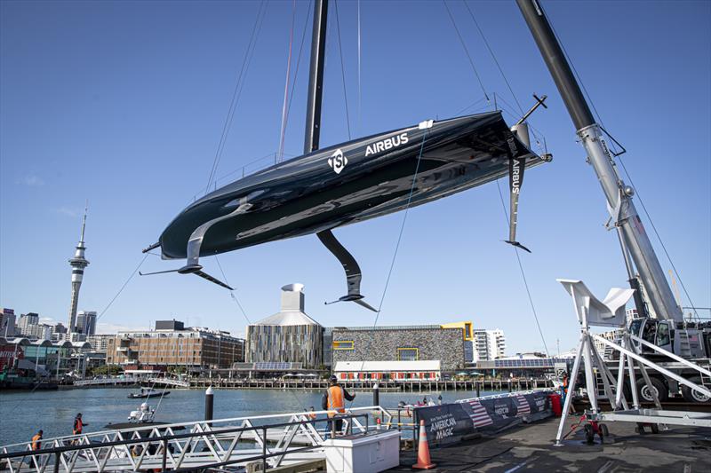 American Magic's AC75 Patriot in Auckland photo copyright Will Ricketson/American Magic taken at New York Yacht Club and featuring the AC75 class