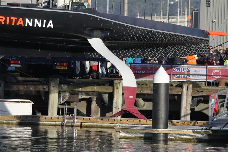 INEOS Team UK - launch - October 17, 2020 - Auckland photo copyright Richard Gladwell / Sail-World.com taken at Royal Yacht Squadron and featuring the AC75 class