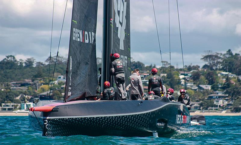 INEOS Team UK - Waitemata Harbour - October 26, 2020 - 36th America's Cup photo copyright Simon and Tanya Roberts taken at Royal Yacht Squadron and featuring the AC75 class