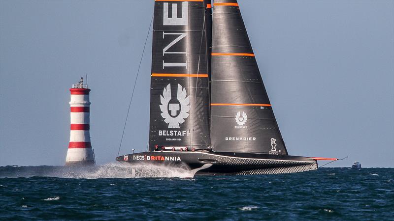 INEOS Team UK - Waitemata Harbour - October 26, - 36th America's Cup photo copyright Richard Gladwell / Sail-World.com / nz taken at Royal Yacht Squadron and featuring the AC75 class