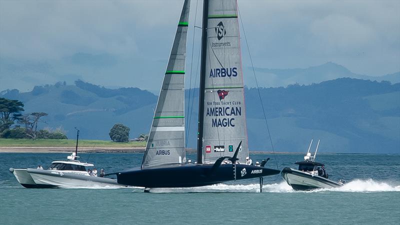 Patriot - American Magic - Waitemata Harbour - November 6, 2020 - 36th America's Cup photo copyright Richard Gladwell / Sail-World.com taken at  and featuring the AC75 class