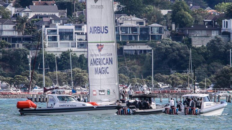 American Magic - Waitemata Harbour - November 13, 2020 - 36th America's Cup photo copyright Richard Gladwell / Sail-World.com taken at New York Yacht Club and featuring the AC75 class