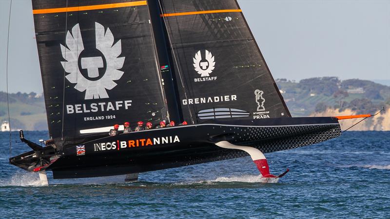 INEOS Team UK - Waitemata Harbour - November 13, 2020 - 36th America's Cup photo copyright Richard Gladwell / Sail-World.com taken at Royal Yacht Squadron and featuring the AC75 class