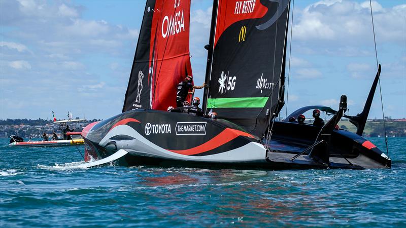 Emirates Team New Zealand AC75 - Te Rehutai - November 20, 2020 photo copyright Richard Gladwell / Sail-World.com taken at Royal New Zealand Yacht Squadron and featuring the AC75 class