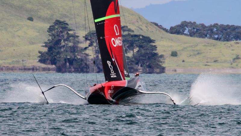 Te Rehutai, Emirates Team New Zealand - AC75 -November 23, 2020 - Waitemata Harbour - America's Cup 36 photo copyright Richard Gladwell / Sail-World.com taken at Royal New Zealand Yacht Squadron and featuring the AC75 class