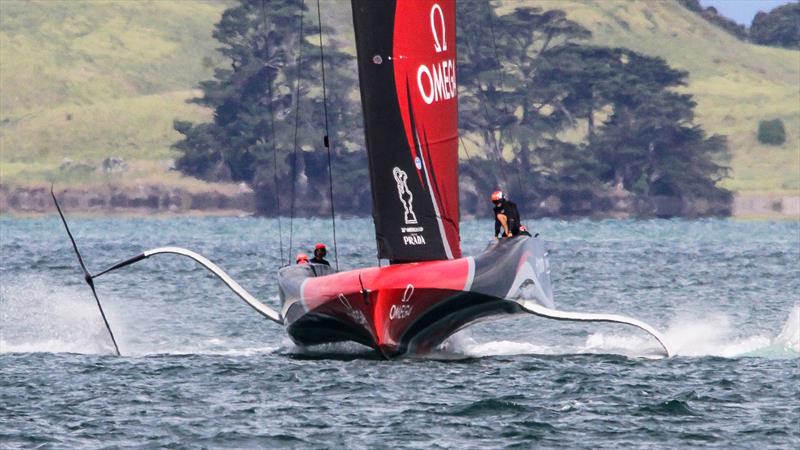 Te Rehutai, Emirates Team New Zealand - AC75 -November 23, 2020 - Waitemata Harbour - America's Cup 36 photo copyright Richard Gladwell / Sail-World.com taken at Royal New Zealand Yacht Squadron and featuring the AC75 class